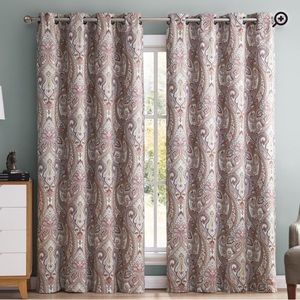 Set of black-out curtains (panels)